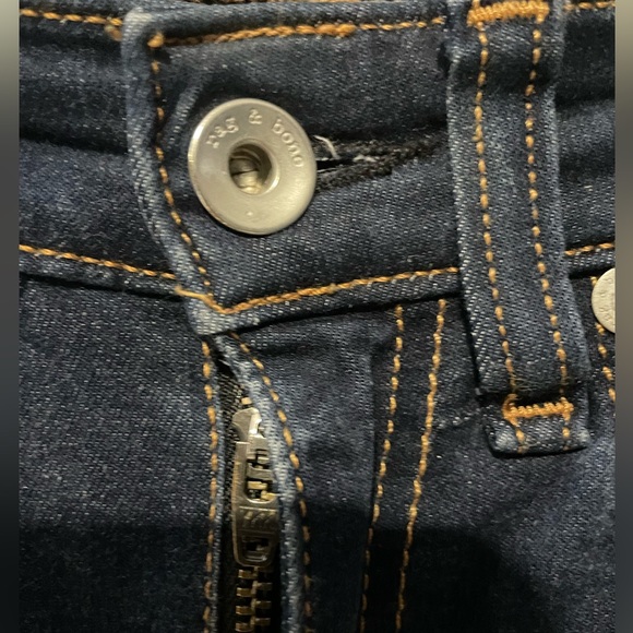 Womens Rag & Bone blue jeans size 25. High rise ankle skinny - Picture 4 of 9